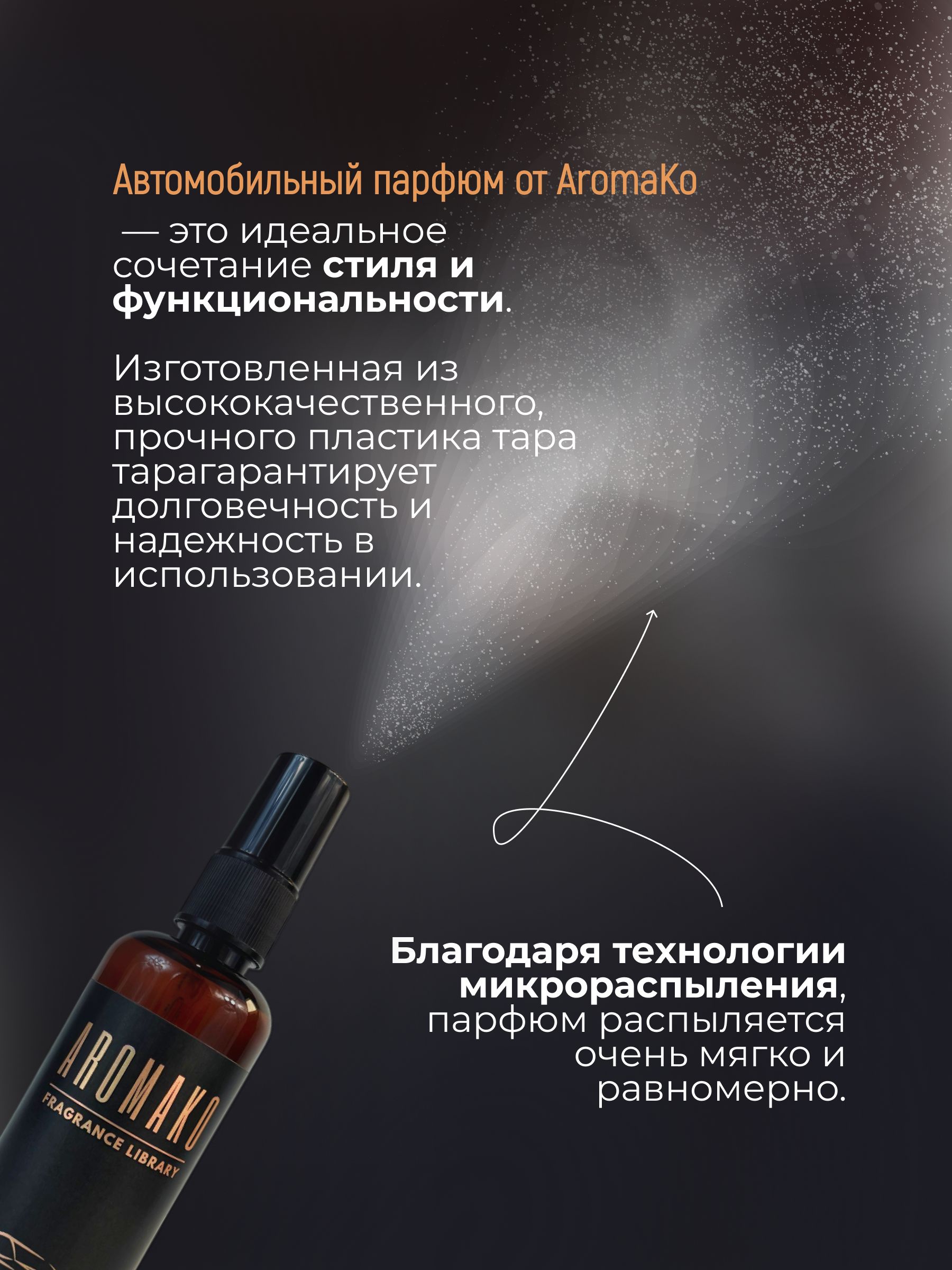 Автопарфюм-спрей «Белый мускус» — 50 мл