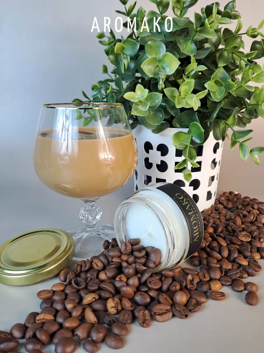 Аромасвеча AromaKo «Кофе и Бэйлис», 50 г