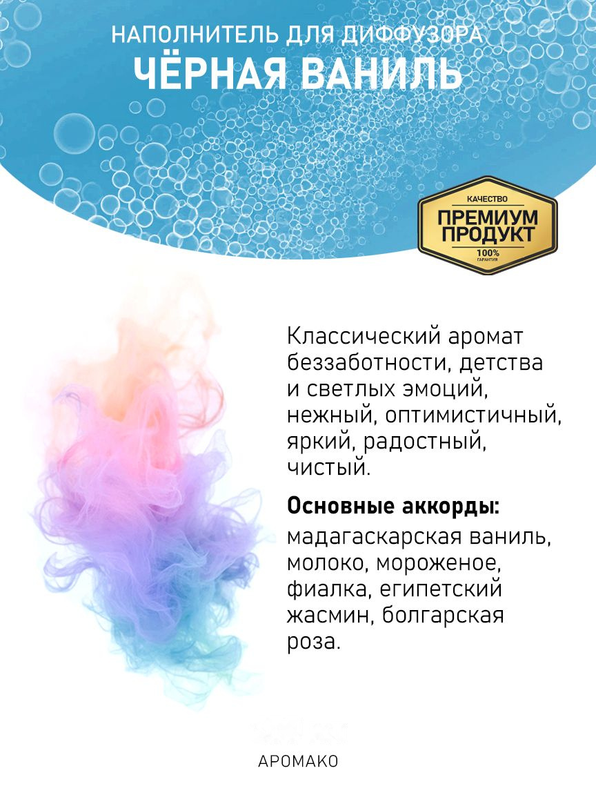 Рефил для аромадиффузора «Чёрная Ваниль»