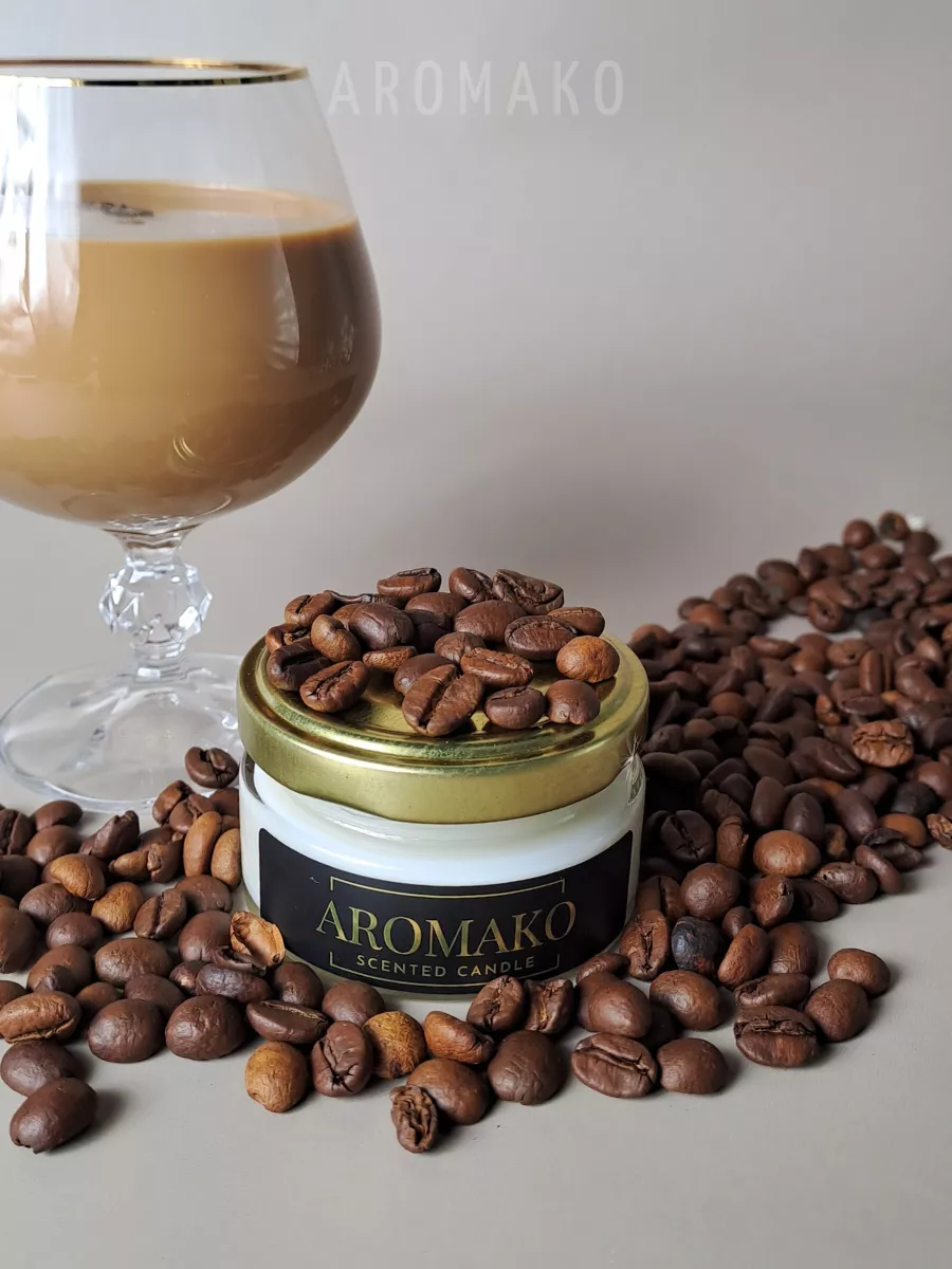 Аромасвеча AromaKo «Кофе и Бэйлис», 50 г