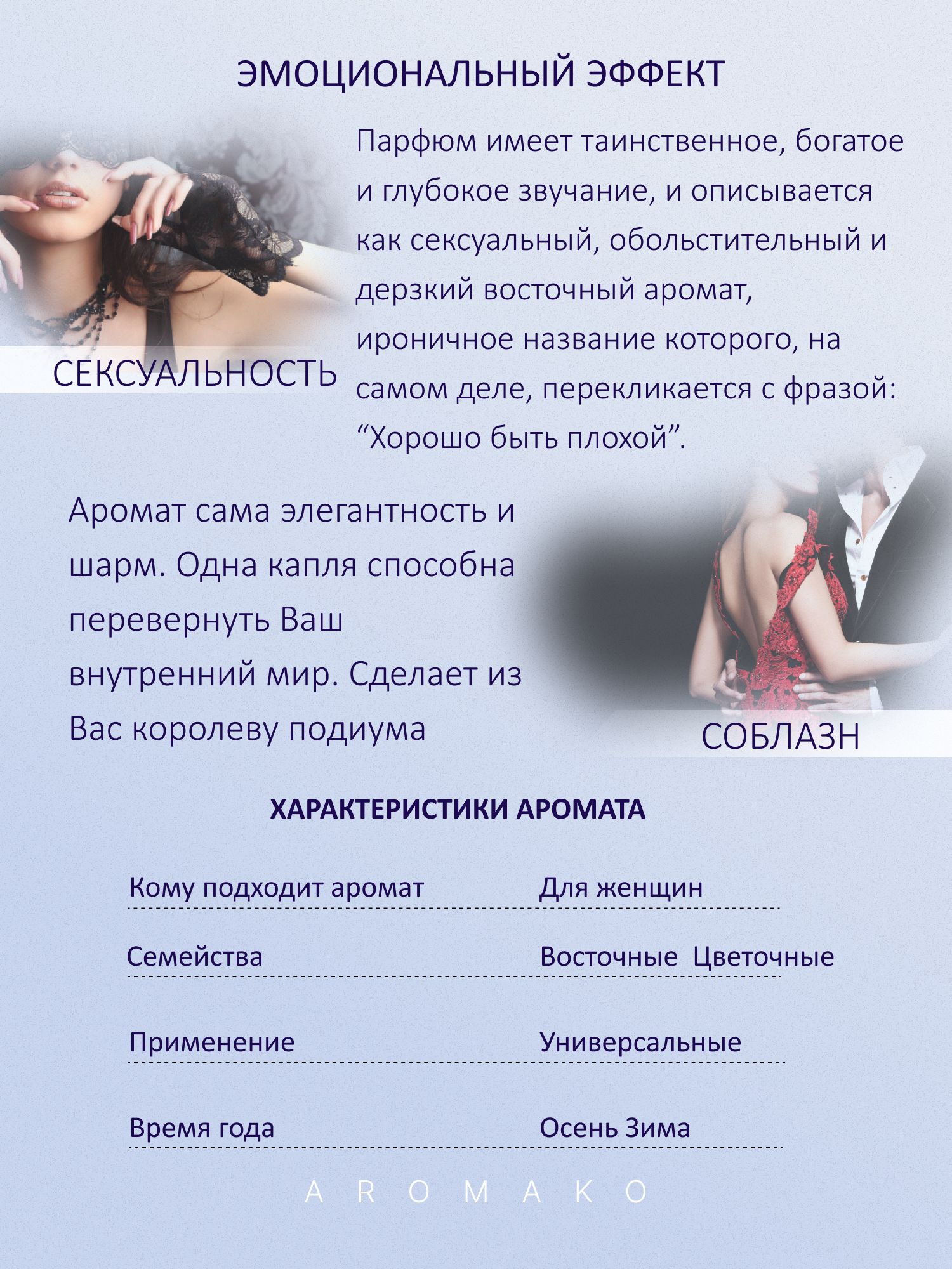 Парфюм — по мотивам ВДОХНОВЛЕНА КОМПОЗИЦИЕЙ ХОРОШАЯ ДЕВОЧКА, 15 мл
